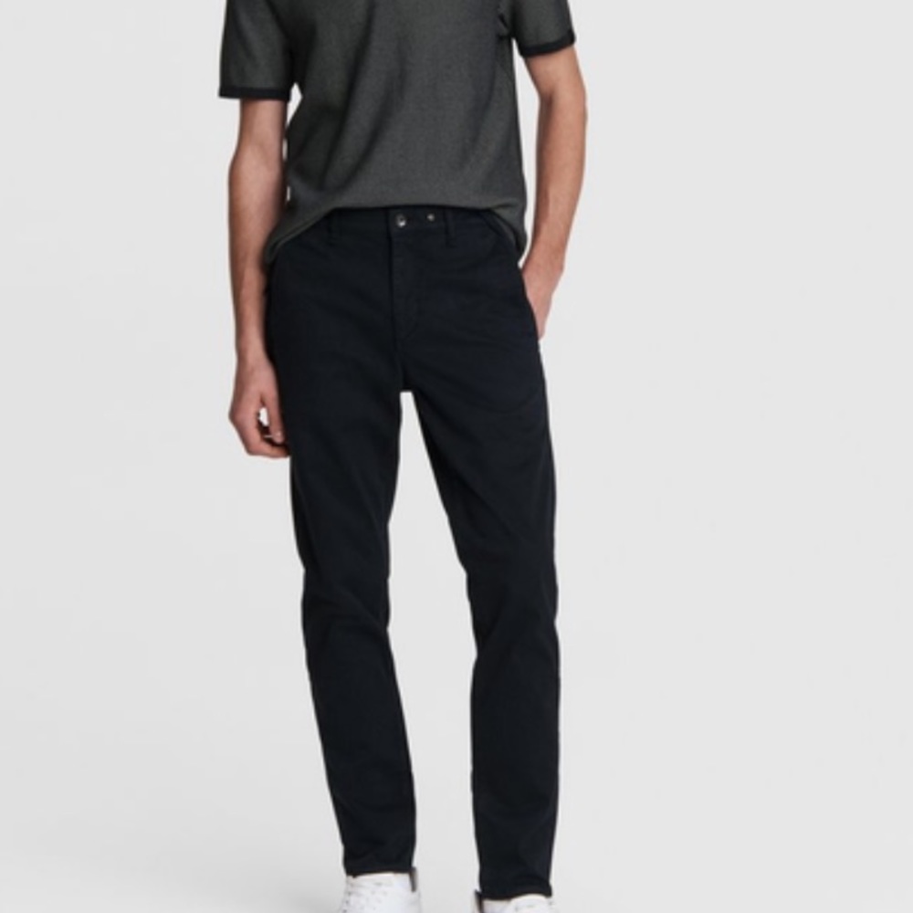 Rag and Bone Size 38 men’s Black Chino trouser pants